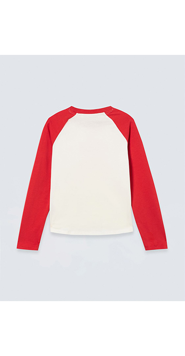 ラグランスリーブ Tシャツ 詳細画像